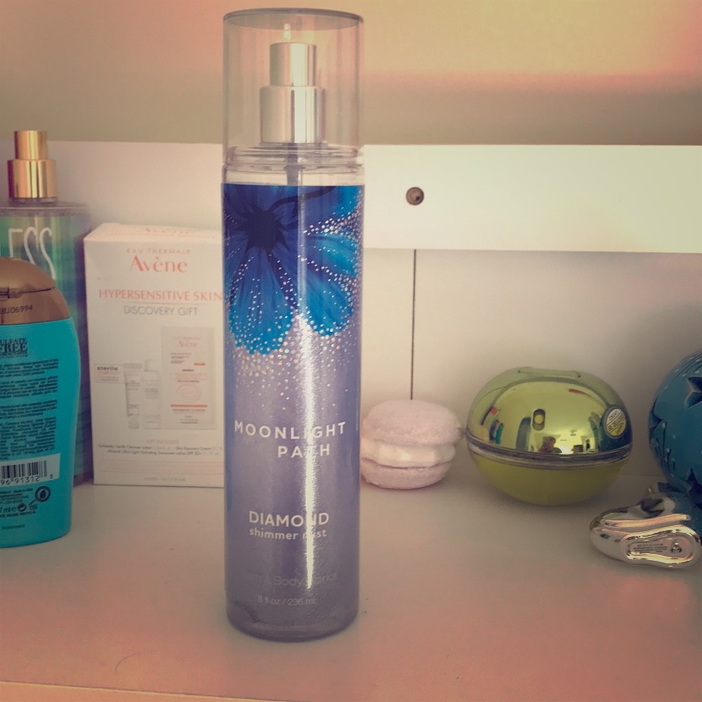 Moonlight path shimmer mist